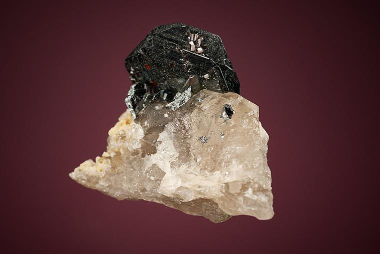 RUTILE on HEMATITE
